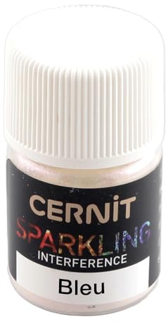 Cernit CE6110005200C Dose Pigmentpulver 5g Blau SPARKLING INTERFERENCE