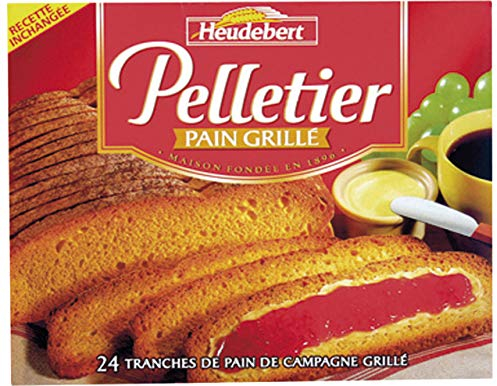 Pelletier Pains grillés au froment - La boîte de 500g