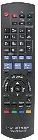 New N2QAKB000082 Replace Remote fit for Panasonic Blu-ray Disc Player DMP-BD65 Dmp-bd45