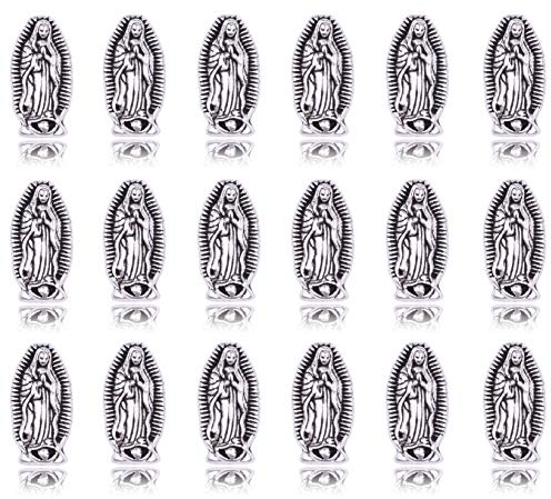 35 Jesus Kreuz Heilige Maria mit wunderbaren Medaillen Rosenkranz Mittelstück Glieder für DIY Halsketten Armbänder Schmuckherstellung 0031