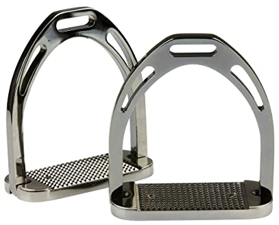 Korsteel Aluminium Steigbügel schwarz 11,4 cm