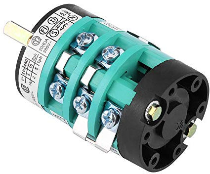 Interruttore di retromarcia pneumatici avanti, 220 V / 380 V Smontagomme Motore Interruttore di retromarcia avanti motore Interruttore a pedale tavolo(B)