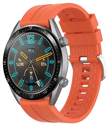 Supore - Pulsera Compatible Con Huawei Watch GT2/GT/GT Active/2 Pro, Honor Watch Magic, Galaxy Watch 46 mm, Gear S3/2 - Correa de Silicona de 22 mm