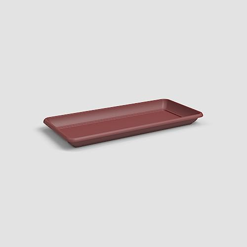 Artevasi Soucoupe Rectangulaire Venezia 50 cm Rouge Foncé