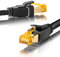 SEBSON Ethernet LAN Kabel 50cm - CAT 8 Netzwerkkabel 40 Gbit/s, S-FTP Patchkabel RJ45 Stecker für Router, PC, TV, NAS, Spielekonsolen