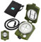 VINTEAM Marschkompass Militär Kompass Premiun Stabil Peilkompass Portable Wasserdicht Navigation Gerät Genau Taschenkompass mit Tasche und Schlüsselband für Camping Wandern