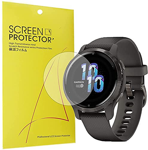 Giaogor Venu 2S Screen Protector, [6 Pack] Full Coverage TPU Clear Film Compatible for Garmin Venu 2S Smartwatch (6 PACK)