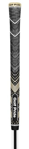 Golf Pride MCC Multi Compound Plus 4 Teams Midsize Golf Grip (Black/Gold)
