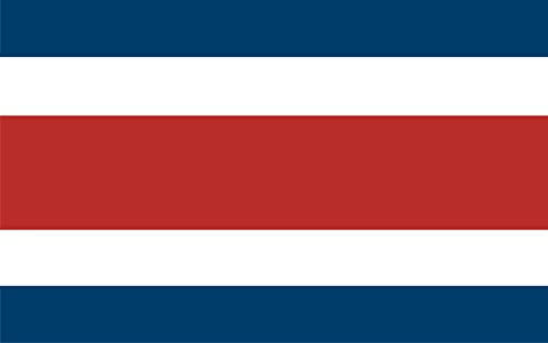 FLAGGE COSTA RICA OHNE WAPPEN. 90D SEIDENSATIN QUALITÄT. GRÖßE VON 150X90 CM