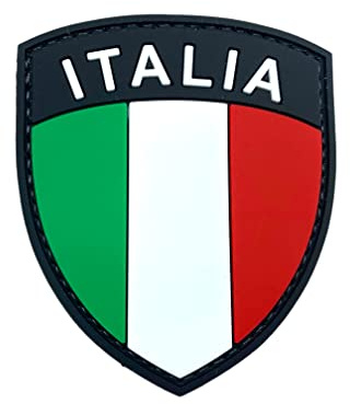 Italia Italien Schild Taktisch PVC Klett Emblem Abzeichen Patch