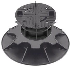 Jardinex Plot Terraza Losa ajustable - Negro