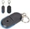 Key Whistle Finder Keyring Wireless Anti Lost Alarm Key Finder Locator Whistle Sound Led Light with Battery Red (Blue)