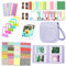 Leebotree Sofortbildkameras Kamera Zubehör Kompatibel mit Instax Mini 12 Sofortbildkamera beinhaltet Tasche/Album/Rahmenaufkleber/Eckaufkleber (Lilac Purple)