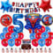 Spiderma Kindergeburtstag Deko,30 Stück Helium Ballons Geburtstag,Mit riesigen 3D-Spiderma-Heldenballons und Zahlenballons,Geburtstagsdeko Für Kinder 5 Jahre