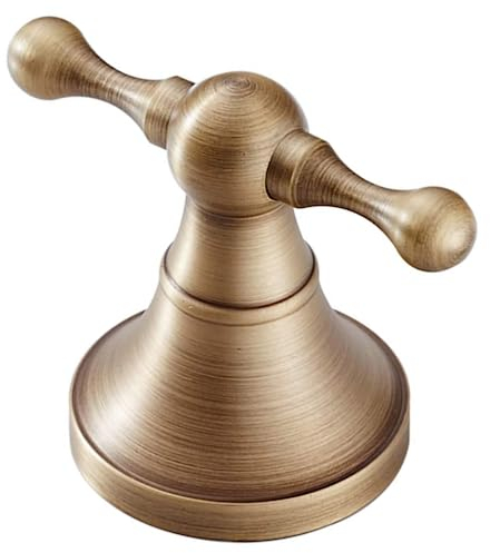 Antique Horn Brass Towel Hooks Wall Mounted Robe Hangers with Brushed Bronze Finish for Bathroom and Clothes Organization(Straight Hook)