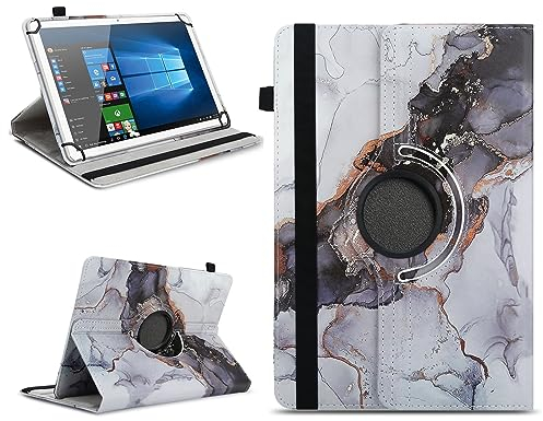 NAmobile Tablet Schutzhülle kompatibel mit Bufo TP1040 TP1036 MB1001 aus Kunstleder Hülle Tasche Standfunktion 360° Drehbar Schutz Cover Universal Case, Farben:Motiv 21