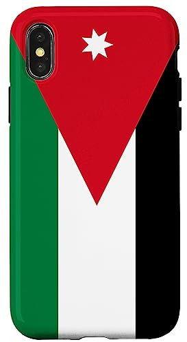 Hülle für iPhone X/XS Jordanische Flagge Jordanien