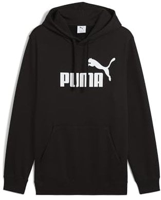 PUMA ESS No. 1 Logo Hoodie FL, Sweats à Capuche Homme, PUMA Black,