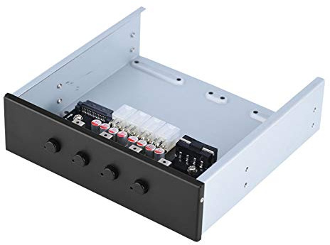 KIMISS HDD Power Control Switch – Festplattenauswahl, Drive Switcher, Geeignet für Desktop-PC-Computer, 4 Selbstsperrende Schalter, Geeignet für Jedes Netzteil