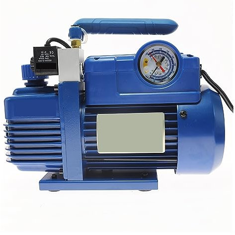 Pompa a vuoto, pompa a vuoto d'aria, Pompa for vuoto, kit pompa for vuoto refrigerante 2pa Refrigerazione 250W con manometro for condizionatore d'aria inverter for uso domestico 1P/1.5P/2P per il cond