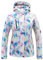 CREATMO US Damen Mountain Wasserdichte Skijacke Winddichte Snowboardjacke Warm Wintermantel Regenmantel, Stern lila, Small