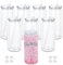 Maucircol 20 Oz Plastic Snowglobe Tumbler, 8 Pack Pre-Drilled Double Wall Acrylic Snow Globe Cup, Plastic Clear Cup for Snowglobe, with Clear Lid