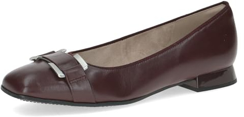 Caprice Damen 9-22101-45 Ballerina, Bordeaux Nappa, 41 EU