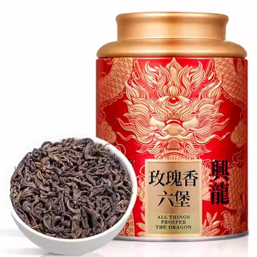 Tè Scuro Liubao, Aroma Di Rosa, Fascino Floreale E Del Tè, Ricca Fragranza Invecchiata. (125 g * 2)