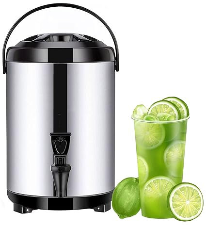 NTALJC 10L/14L/18L/20L in Acciaio Inossidabile Dispenser di bollitore ad Acqua Calda, urna di caffè a Caldo Caldaia