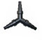 Verstellbarer Teichschlauch-Verteiler, Y-Ventilanschluss, Wasserverteiler für Pumpen, Wasserfälle, Filter, 20 mm, 25 mm Durchmesser (01)