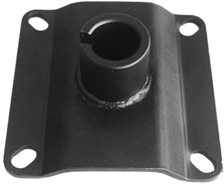Barber Chair Base Plate Replacement Swivel Plate Repair Part for Bar Stool Salon Office Chair 4.72x4.72 Inch Black