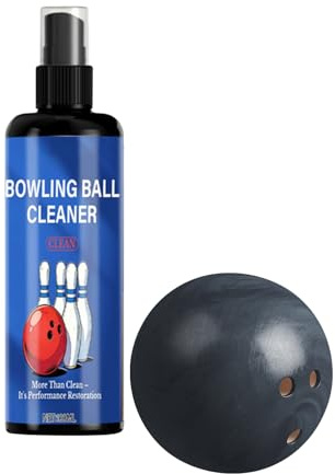 Strike Shine 100ml Bowling Ball Polish Kit - Professional Maintenance Spray & Microfiber Towel, High-Gloss Restoration Function, Professional Bowler & Beginner Category, Anti-Static Cleaner