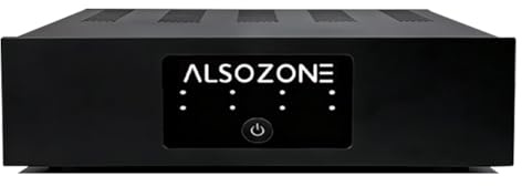 ALSOZONE+3eAudio PAM154-4 Channel Power Amplifier 150W, TPA3251 Class D PBTL, GaN Power, PFFB Tech, 2-Step Gain, 12V Trigger Auto On/Off, Modular HiFi Amp for UK Home Theatre(PAM154)