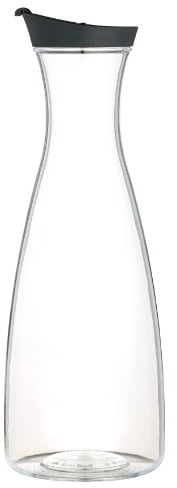KitchenCraft JUICEJAR Kunststoff-Wasserkrug mit Deckel, transparent, 1,5 l