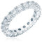Rafaela Donata Damen Ring aus 925/- Sterling Silber mit Zirkonia Bandring Silberring