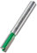 Trend CraftPro Straight Two Flute Router Cutter Bit, 1/4 Inch Shank, 6.3mm Cut Diameter & 16mm Cut Length, Tungsten Carbide Tipped, C006AX1/4TC, Silver