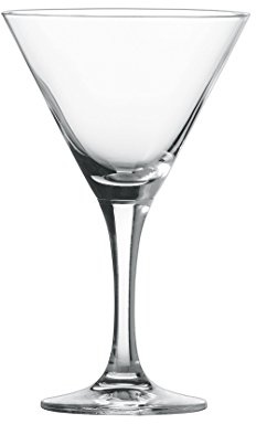 Schott Zwiesel Tritan Crystal Glass Mondial Stemware Collection Martini Cocktail Glass, 8.2-Ounce, Set of 6