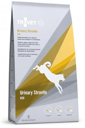 Trovet Urinary Struvite ASD Trockenfutter | 3 kg | Diät-Alleinfuttermittel für Adulte Hunde zur Unterstützung bei Struvitkristallen | Niedriger Kalium- und Magnesiumgehalt