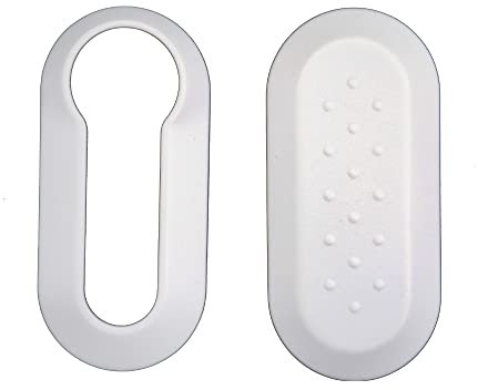 1neiSmartech Cover Guscio Vari Colori Materiale Abs Per Scocca Chiave 3 Tasti Auto Fiat 500 500L Punto Evo Lancia Y Musa Delta