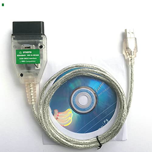 KDCAN OBD,K+Dcan OBD NCS Expert Software Rheingold Ediabas OBDII KDcan Cable OBD2 Scanner di codice interfaccia DCAN