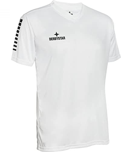 Derbystar Contra Unisex Trikot, Weiss schwarz, XL