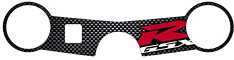 Lenkrad-Schutz von BLACK DOVES GRAPHICS, Carbon, Harz, kompatibel mit Suzuki 600 750 GSX R K4 K5 2004 - 2005