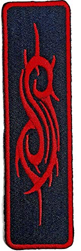 Rock Off officially licensed products Slipknot Schwarz Tribal Sigil Woven Patch Taglia unica