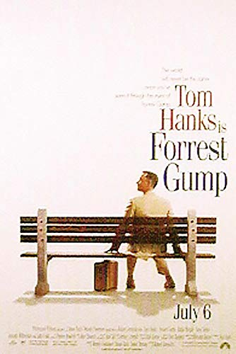 Close Up Forrest Gump Poster (61cm x 91,5cm) + weiÃŸe Geschenkverpackung. Verschenkfertig!