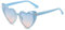 YAMEIZE Vintage Love Heart Sonnenbrille für Damen Herzförmige UV400 Schutzbrille Party Fancy Outdoor