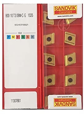 Sandvik Coromant 100% Original 800 10T308M C G 1025 800-10T308M-C-G 1025 Hartmetall-Dreheinsätze Drehwerkzeuge Schneidwerkzeug zylindrischer Dorn