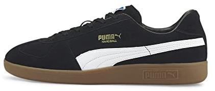 PUMA Unisex Handball Indoor Court Shoe, Black White Gum, 42.5 EU