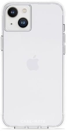 case-mate Tough Clear Case Schutzhülle kompatibel mit Apple iPhone 14 Hülle Durchsichtig [Erhöhte Kanten für Display- und Kameraschutz | 3 m Fallschutz | Anti-Vergilbung] - Transparent