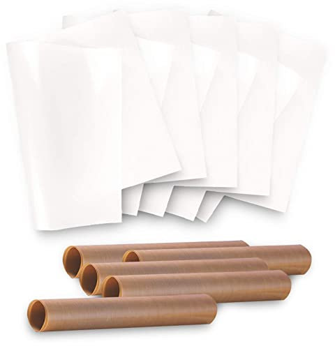 Dauerbackfolie Das Premium Backpapier – Wiederverwendbar hitzebeständig antihaftbeschichtet und spülmaschinenfest 10er Set 40 x 60 cm