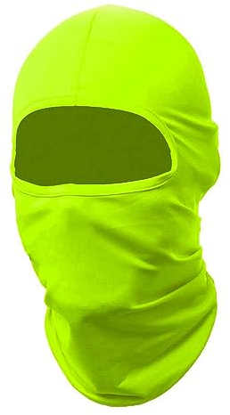 OcioDual Sturmhauben, Leuchtendes Grun fur Motorradfahren, Snowboarden Outdoor Sports, Gesichtshaube Skimaske, Gesichtsmaske, Sturmmütze, Motorradmaske, Dünn und Atmungsaktiv Fahrradmaske